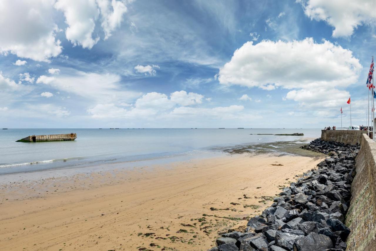Les Volets Bleus - Duplex Proche Plage Et Centre Arromanches-les-Bains Exterior photo